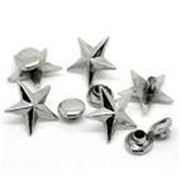 Spike Rivet Stud 3D Star 14x13mm Antique Silver ea