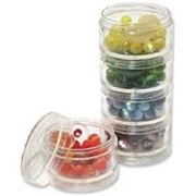  Beadsmith Stackable Tube 5 Compartments 50mm Diameter  ea.