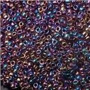 Toho Seed Bead  Lustre Lt. Amethyst Jet Lined 8/0 - Minimum 12g