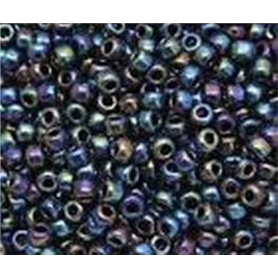 Toho Seed Bead Metallic Rainbow Iris 8/0 - Minimum 12g