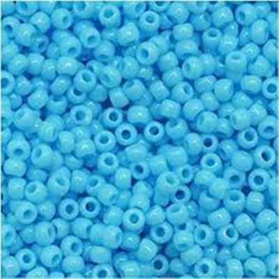 Toho Seed Bead Opaque Blue Turquoise 11/0 - Minimum 8g