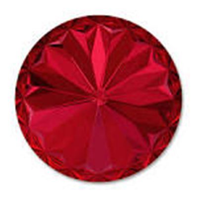 Swarovski Crystal 1122  Pointy Back Rivoli Scarlet 18mm 