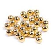 Filler Beads Gold 10mm Hole approx 3mm ea