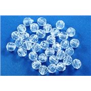 Plastic Hex Clear Transparent 4mm - Minimum 8g