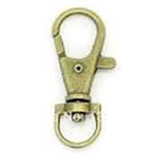 Clasp Parrot Swivel Antique Brass 35x13mm ea