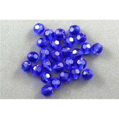 Plastic Hex Royal Transparent 4mm - Minimum 8g