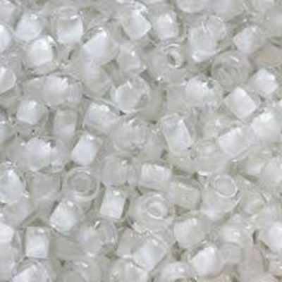 Toho Seed Bead Inside Colour Crystal/Snow Lined 11/0 - Minimum 8g