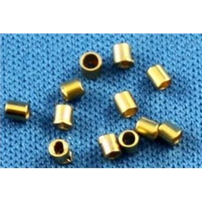 Crimps Tube  2.0mm Gold 40pce ea