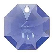 Preciosa Crystal Octagon 1 hole Sapphire Transparent 14mm ea