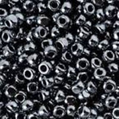 Toho Seed Bead Metallic Hematite 8/0 - Minimum 12g