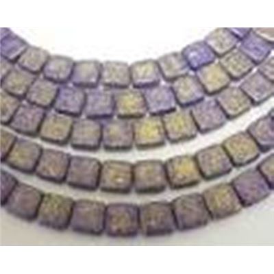 CzechMates Tile Bead 6mm Pacifica Elderberry ea.