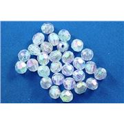 Plastic Hex Clear AB 6mm - Minimum 8g