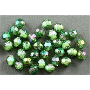 Plastic Hex Green AB 6mm - Minimum 8g