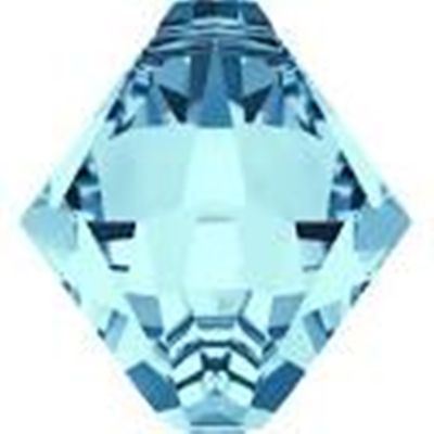 Swarovski Crystal 6328 Bicone Pendant Aquamarine 8mm 