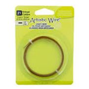  Artistic Wire 21 Gauge Flat 5mmx.75mm Antique Brass  0.91m ea