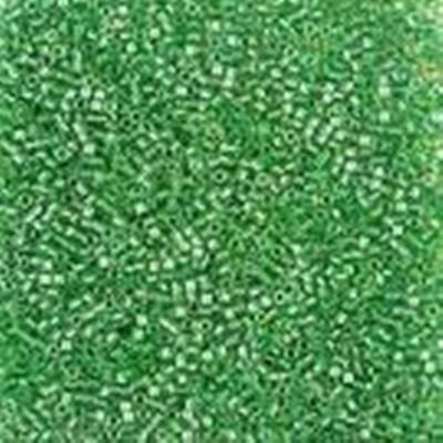 Delica DBR 916 Sparkling Light Green Lined Chartreuse 11/0 - Minimum 3g