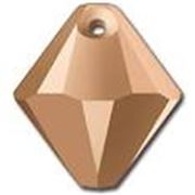 Swarovski Crystal 6328 Bicone Pendant Rose Gold 2x 8mm 
