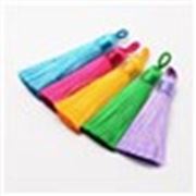 Tassel Polyester - Ice Silk Mixed Colours 67mm ea.