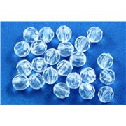 Plastic Hex Clear Transparent 6mm - Minimum 8g