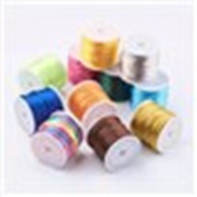 Nylon  Cord Silver 1mm per metre