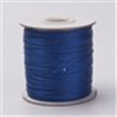 Korean Waxed Cord  Dark Cyan Blue 0.5mm per metre