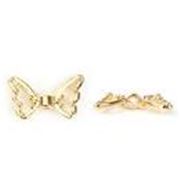 Charms Wings 18x11mm Gold ea.