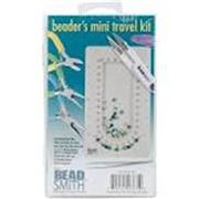 Beaders Mini Travel Kit : 3 Full size Pliers, Cutters, Mini Bead Board and Case