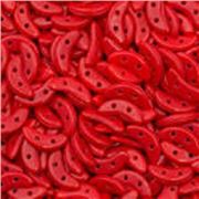 Crescent 3x10mmOpaque Red per gram