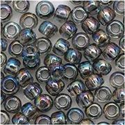 Toho Seed Bead Transparent Rainbow Black Diamond 15/0 - Minimum 5g