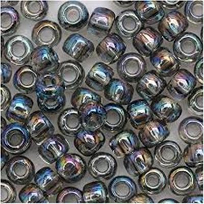 Toho Seed Bead Transparent Rainbow Black Diamond 15/0 - Minimum 5g