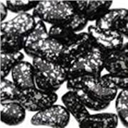 Paisley Duo Jet Silver Splash 8x5mm Tube approx 22g each