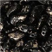 Paisley Duo Jet Gold Splash 8x5mm Tube approx 22g each