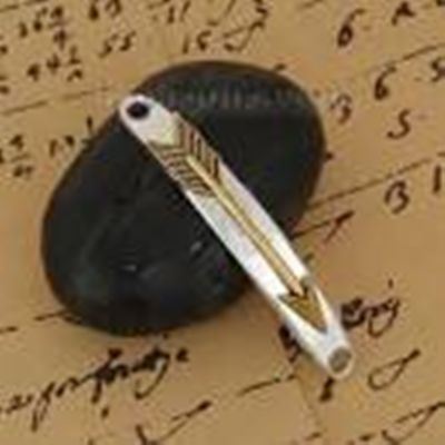 Arrowhead Connectors Gold & Silver 53x8mm ea.