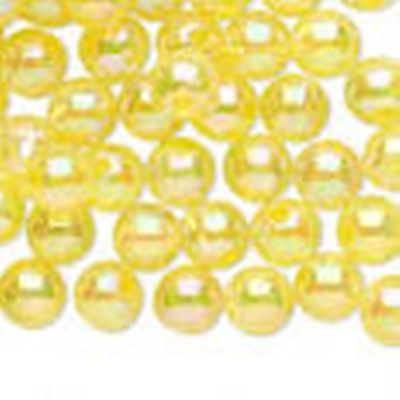 Plastic Pearl Yellow AB Transparent 8mm - Minimum 8g