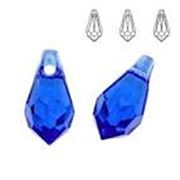 Swarovski Crystal 6000 Pendant Majestic Blue 11x5.5mm 