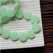 Resin Coin Beads Turquoise 15mm each
