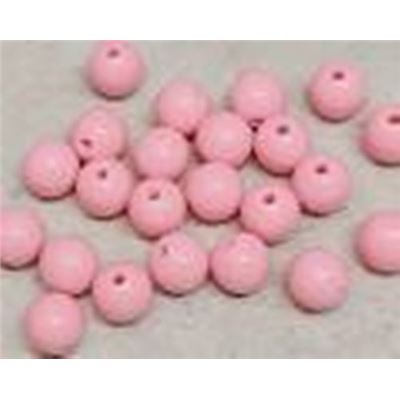 Resin Round Beads Pale Pink 15mm each