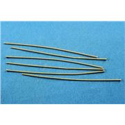 Head Pins  Thick Gold 75mm Bag of 50 each