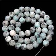 Semi Precious Strands Frosted Sesame Jasper 8mm (approx 48 beads) each