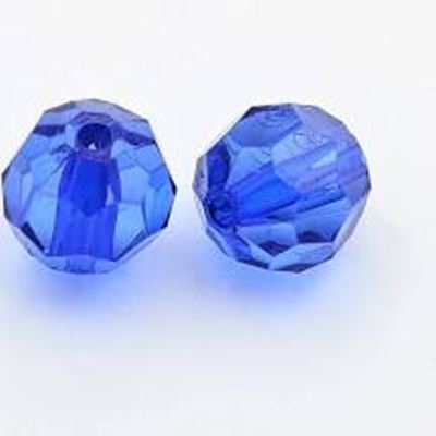 Plastic Hex Royal Transparent 8mm - Minimum 8g