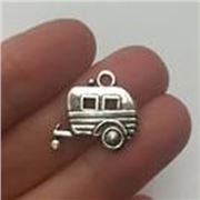 Charm Caravan Antique Silver (Lead & Cadmium Free )17x18mm