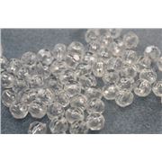 Plastic Hex Clear Transparent 10mm - Minimum 8g