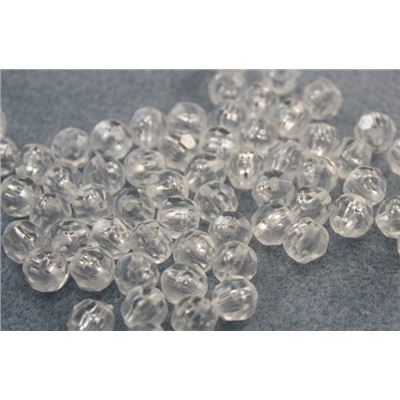 Plastic Hex Clear Transparent 10mm - Minimum 8g