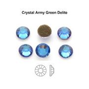 Swarovski Crystal 2088 Diamante Army Green Delite SS12 