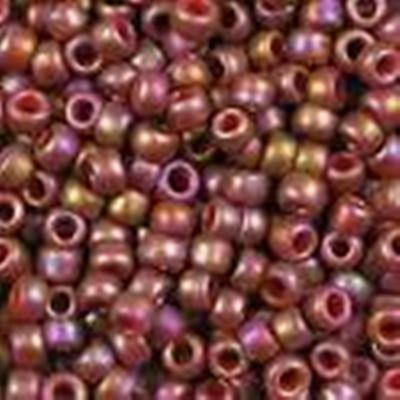 Toho Seed Bead Semi Glazed Rainbow- Burnt Orange 11/0 - Minimum 8g