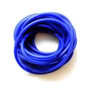 Rubber Tubing Blue  4mm per metre