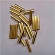 Filler Bead Tube Brass Light Gold  28x5mm ea
