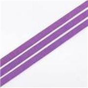 Faux  Suede Cord Purple 3mm x 1.5mm per metre