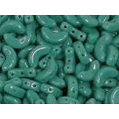 Arcos 5 x 10mm Opaque Green Turquoise per gram 5 Gram Min