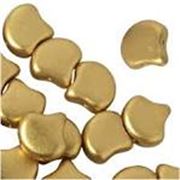 Matubo Ginko Duo 7.5x7.5mm Bronze Pale Gold Tube approx 23g each